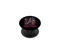 Chasseur de fossiles, Zombie, Mort-Vivant, Goule effrayante et effrayante PopSockets PopGrip Adhésif