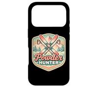 Chasseur de Poudre Femme skieuse Amateur de Ski Fille Voyage Neige Coque pour iPhone 17 Pro