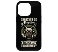 Chasseur De Sangliers Traque Le GrogneMent Porc Sauvage Coque pour iPhone 13 Pro