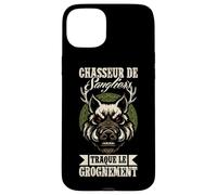 Chasseur De Sangliers Traque Le GrogneMent Porc Sauvage Coque pour iPhone 15 Plus