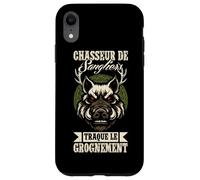 Chasseur De Sangliers Traque Le GrogneMent Porc Sauvage Coque pour iPhone XR