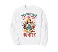 Chasseur de trésors Professionnel Funny Flea Market Shopper Sweatshirt