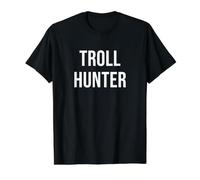 Chasseur de Trolls T-Shirt Graphique avec Valeur, Homme, Noir, L