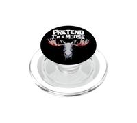 Chasseur d'Élan Humour pour Grand Gibier PopSockets PopGrip pour MagSafe