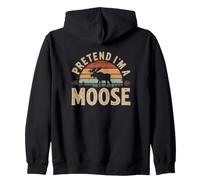 Chasseur d'Élan Humour pour Passionné de Chasse Sweat à Capuche