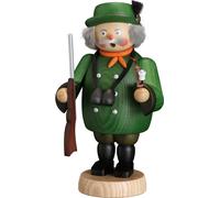 Chasseur En Bois Coloré HxBxT = 19x10x10cm NEU Figurine De Fumée Porte-Fumée