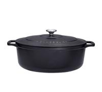 CHASSEUR PUC472501- Cocotte ovale en fonte émaillée 25cm noire sublime Noir