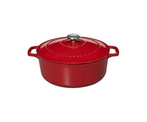 Chasseur PUC472803 ronde-28 cm Cocotte ronde 6.1 liters, Rouge (intérieur Sable)