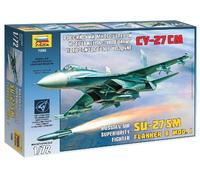 Chasseur Russe Sukhoi Su-27 SM 1:72 Kit De Modèle En Plastique ZVEZDA