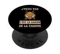 Chasseur Sanglier Cadeau Humoristique Homme Retraite Chass PopSockets PopGrip Adhésif