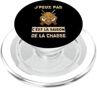 Chasseur Sanglier Cadeau Humoristique Homme Retraite Chass PopSockets PopGrip pour MagSafe