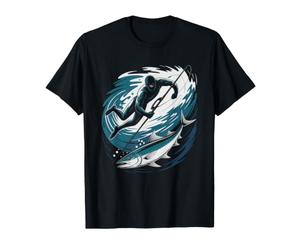 Chasseur sous Marin Poisson Chasse Marine Fusil Harpon T-Shirt