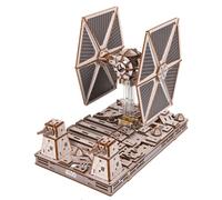 Chasseur TIE ? Maquette Star Wars à construire, vaisseau impérial sur socle lumineux multicolor TU