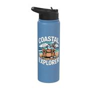 Chasseur Tresors Plage Passion Coastal Explorer Stainless Steel Insulated Water Bottle