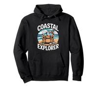 Chasseur Tresors Plage Passion Coastal Explorer Sweat à Capuche