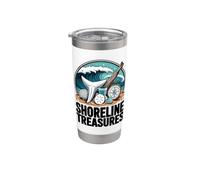 Chasseur Tresors Plage Passion Shoreline Treasures Gobelet isotherme en acier inoxydable double paroi