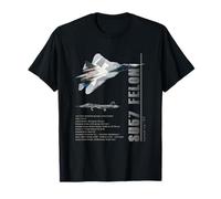 Chasseurs à réaction SU57 Felon - Spécifications T-Shirt