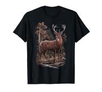 Chasseurs & Chasseresses Vêtement Cadeau de Chasse au Cerf T-Shirt