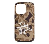 Chasseurs de Canards du Sud Camo Old School avec Chien en Plein air Coque pour iPhone 13 Pro