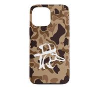 Chasseurs de Canards du Sud Camo Old School avec Chien en Plein air Coque pour iPhone 13 Pro Max