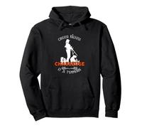 Chasseuse Chieuse Et Râleuse Humour Femme Chasse Sweat à Capuche, Unisexe pour Adultes, Noir, M