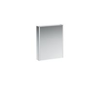 Châssis 25 armoire de toilette, éclairage vertical, éclairage d'ambiance, 750x600, arrêt à gauche, H4084519001441, Exécution: Pièces latérales en miroir
