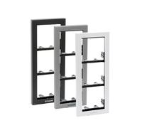 Chassis 4 Modules Avec Cadre Anthracite - COMELIT 3311/4A