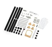 Châssis à Cadre Ouvert, Bricolage à Cadre Ouvert en Alliage d'aluminium ATX pour Ordinateur, Plate-Forme de Test d'overclocking, Petit Banc d'essai de boîtier d'ordinateur, Panneau latéral