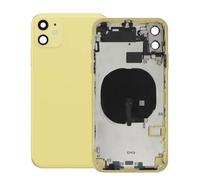 Châssis Complet pour iPhone 11 avec Vitre Arrière et Bobine à Induction Intégré Jaune