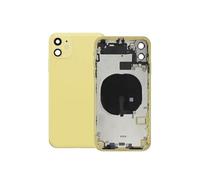 Châssis Complet pour iPhone 11 avec Vitre Arrière et Bobine à Induction Intégré Jaune