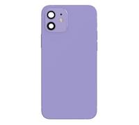 Clappio Châssis complet pour iPhone 12 – Cadre central et vitre arrière – Lavande