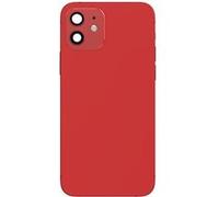 Châssis Complet pour iPhone 12 Cadre central et Vitre arrière Rouge