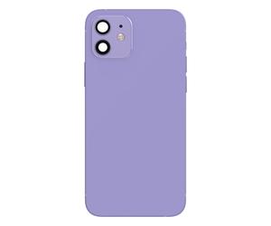 Châssis Complet pour iPhone 12 Cadre central et Vitre arrière Lavande