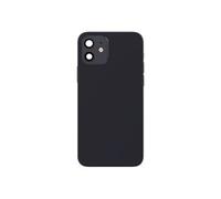Clappio, boîtier complet pour iPhone 12, boîtier central + couvercle de batterie, noir