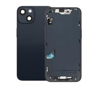 Châssis Complet pour iPhone 14 avec Vitre Arrière et Lentilles Caméra Noir