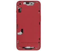 Châssis Complet pour iPhone 14 avec Vitre Arrière et Lentilles Caméra Rouge