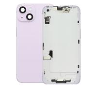 Châssis Complet pour iPhone 14 avec Vitre Arrière et Lentilles Caméra Violet clair