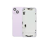 Châssis Complet pour iPhone 14 avec Vitre Arrière et Lentilles Caméra Violet clair