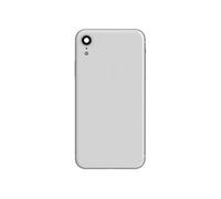 Clappio Châssis Complet pour iPhone XR Cadre central et Vitre arrière Blanc