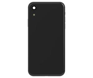 Châssis Complet pour iPhone XR Cadre central et Vitre arrière Noir