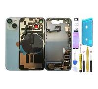 Chassis Complet Remplacement iPhone 14 Plus Bleu avec Arriere +Cadre +NFC +Kit