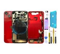 Chassis Complet Remplacement iPhone 14 Plus Rouge Red Arriere +Cadre NFC +Kit