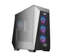 Châssis de Jeu InWin Prism Mid Tower - Prend en Charge ATX, Mini-ITX - Vue panoramique Ultra Large - Prend en Charge jusqu'à 435 mm - Comprend 4 Ventilateurs ARGB 120 mm pré-installés (IW-CS-PRISMBLK