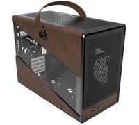 Châssis de Jeu - MONTECH - Heritage mATX - Cuir Élégant - Support GPU RTX 40 - 4 Ventilateurs 120mm