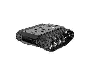 Châssis de voiture avec encodeur moteur DC, suspension absorption des chocs, plate-forme mobile entièrement en métal pour Arduion RPi Microb Jetson Python DIY Smart Robot Maker