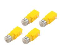 Châssis De Voiture Intelligent Moteur À Quatre Entraînements Boîtes Vitesses 3V Motoréducteur Engrenages Double Arbre Pour Robot Voiture 4 Pièces