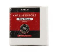 Châssis Entoilé 10 X 10 Cm Amt Fibres Mélangées Toutes Techniques