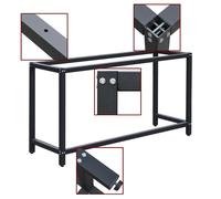 Châssis fixe établi B50xL125xH80cm Support établi Table travail Emballage Cadre Atelier Armature
