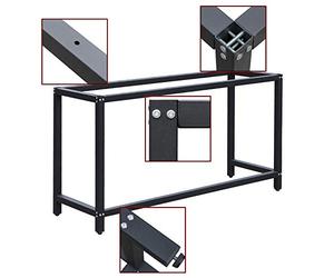 Châssis Fixe établi B50xL125xH80cm Support établi Table Travail Emballage Cadre Atelier Armature