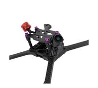 Châssis FPV Racing V6 Cross-Runner - Conception en Fibre de Carbone de 5 Pouces avec caches NR/PN/RN interchangeables (Ultra-léger 47 g, adapté aux configurations Freestyle et Racing)(PRO-V6-UL-PN)